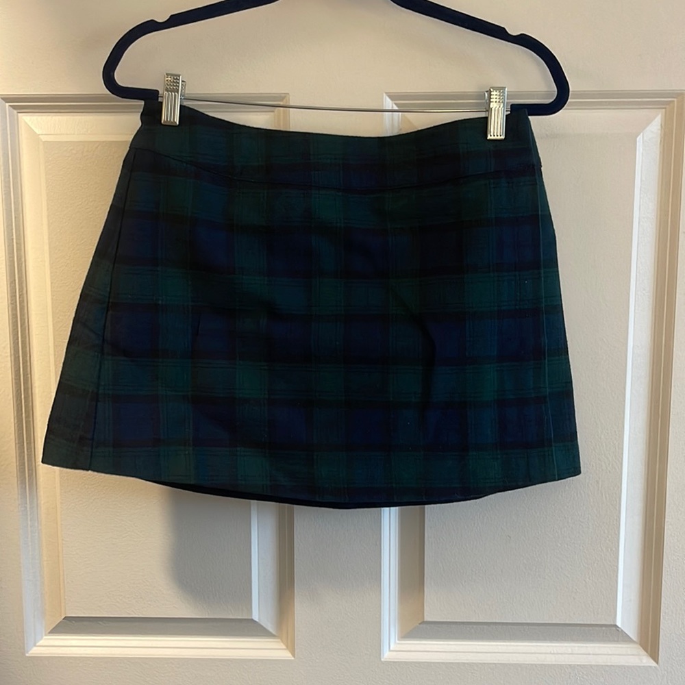 Hill House Tartan Flannel Skirt | M